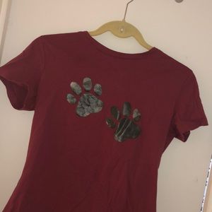 Paw t shirt